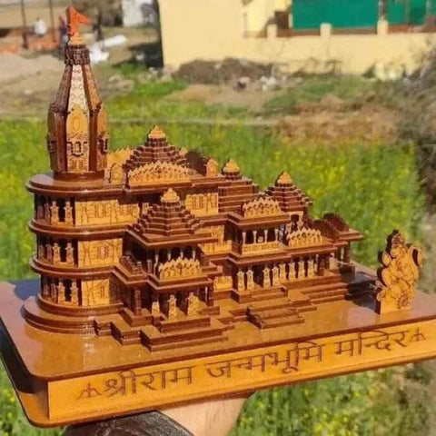 Ayodhya Shri Ram Mandir 3D Wooden Temple
