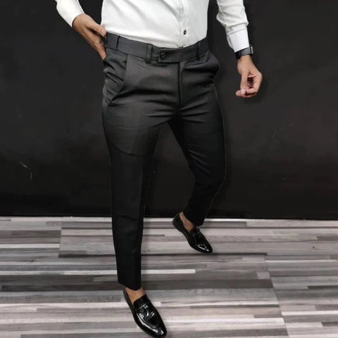Premium Solid Slim Fit Mens Formal Pants 🤩Buy 1 Get 1 FREE🤩