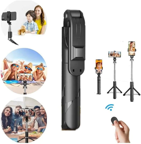 3-in-1 Selfie Stick Tripod with Bluetooth Remote