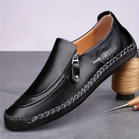 Mens Synthetic Slip On Formal Shoes Black