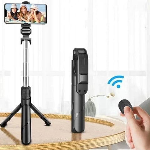 3-in-1 Selfie Stick Tripod with Bluetooth Remote