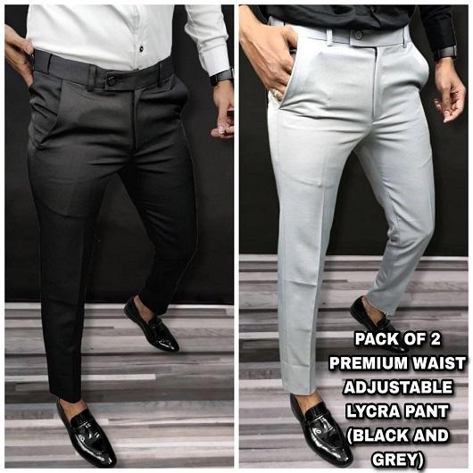 Premium Solid Slim Fit Mens Formal Pants 🤩Buy 1 Get 1 FREE🤩