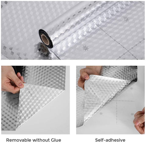 Kitchen Foil Sticker-Kitchen Backsplash Aluminum Foil Sticker ( 2 Meter, 2 Roll)